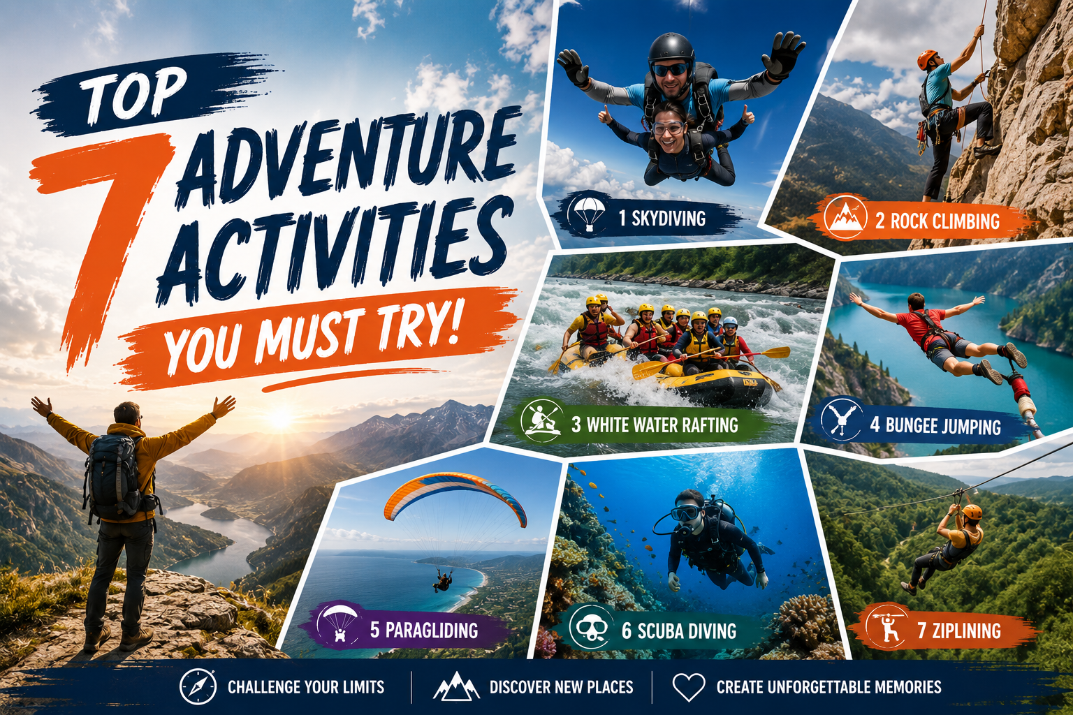 Top 7 Adventure Activities You Must Try: 2026 Guide